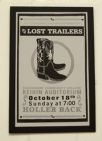 The Lost Trailers-Concert Poster